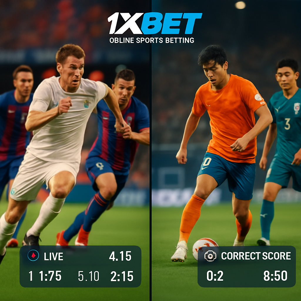 A side-by-side image displaying the contrast between a fast-paced European football match and a